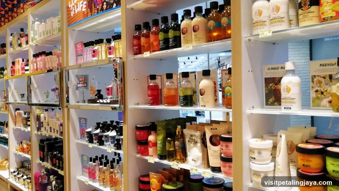 Store Shelves with Various Products