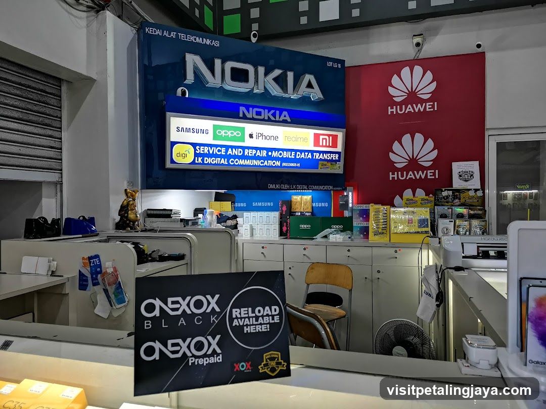 Mobile Phone Store Interior