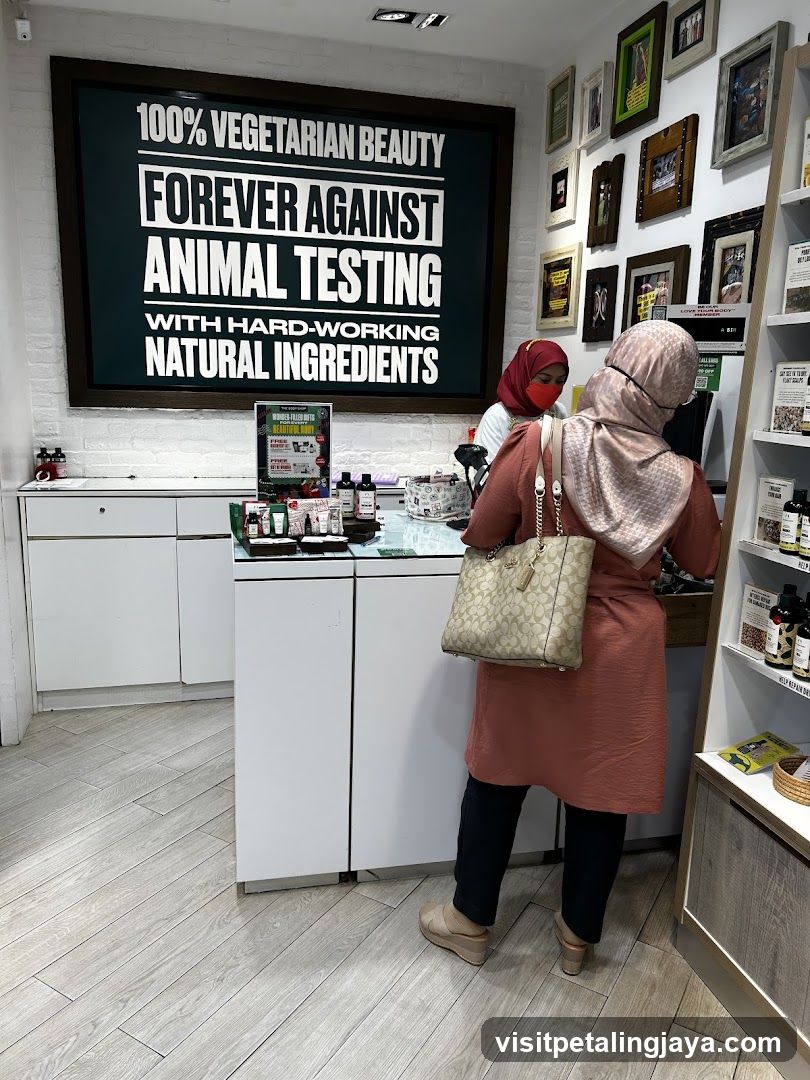 Store Interior with Promotional Signage