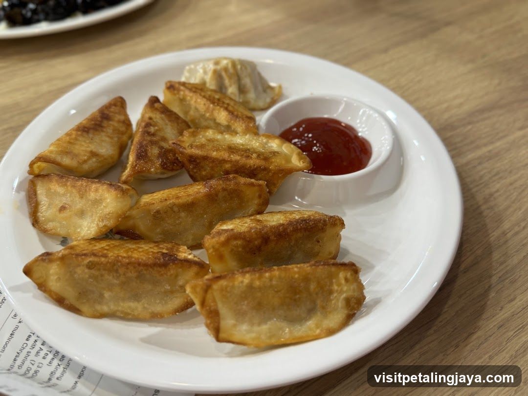 Fried Dumplings with Dipping Sauce