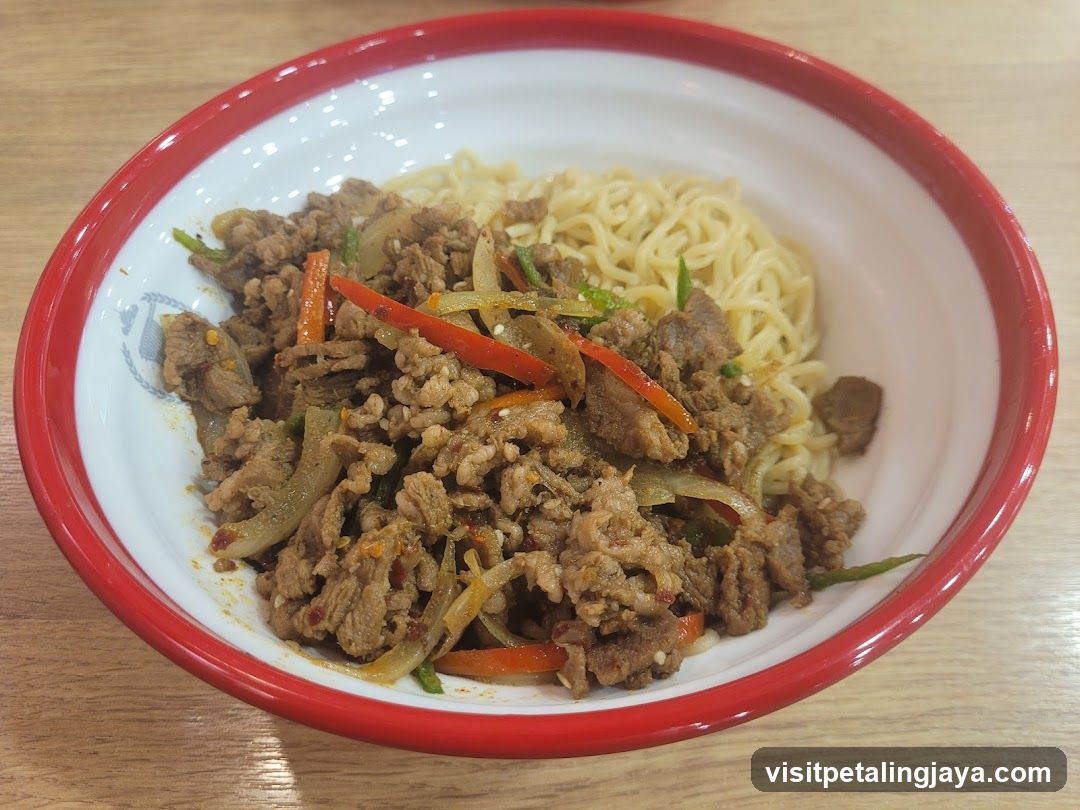 Spicy Beef Noodles
