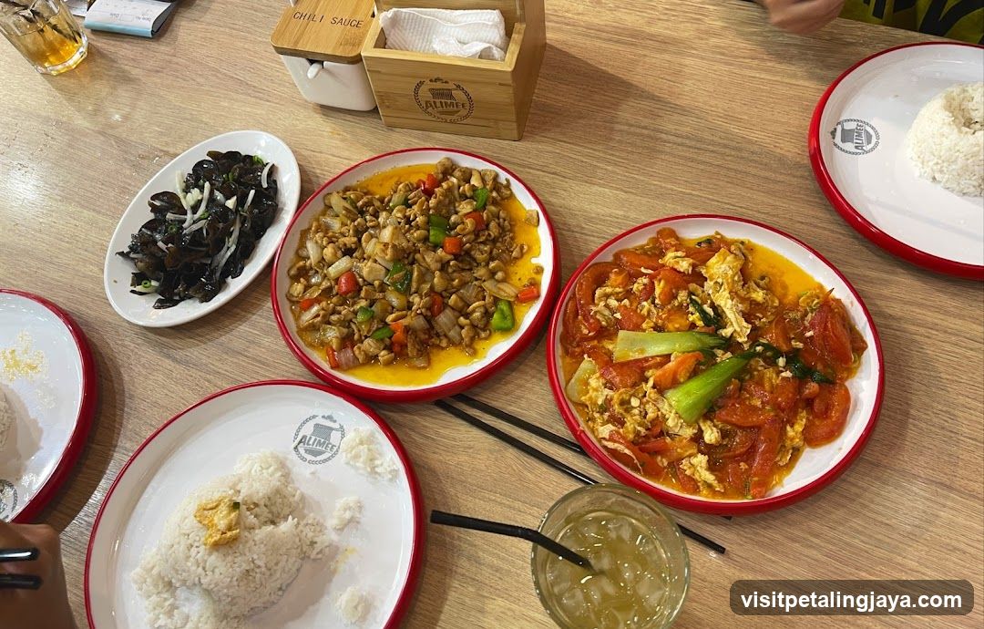 Chinese Food Spread