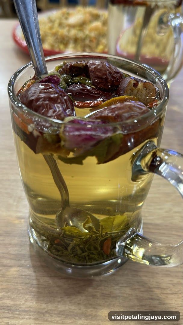 Herbal Tea with Fruit and Flowers