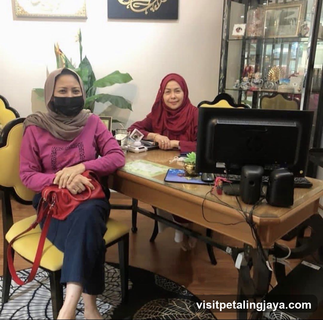 Two women at a desk