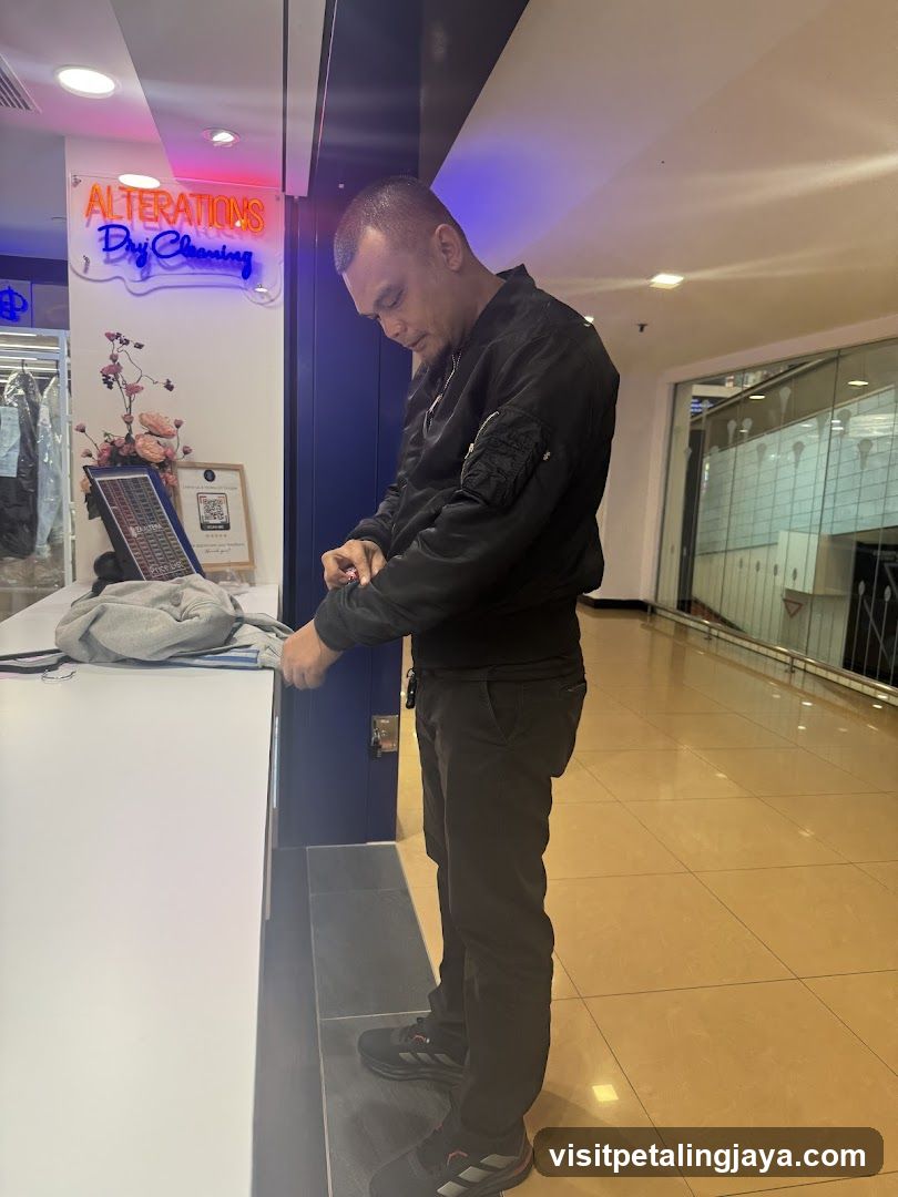 Dry Cleaning Counter