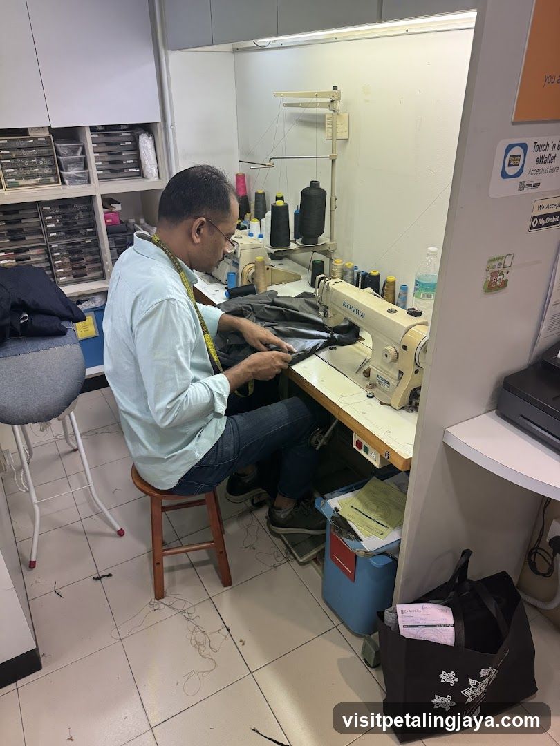 Tailor at work