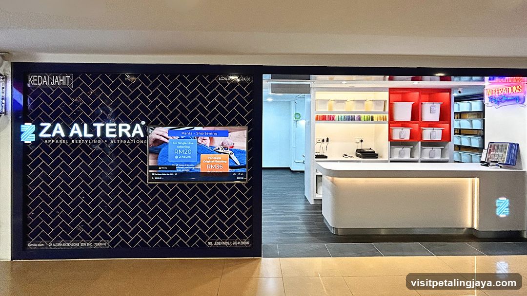 Za Altera - Alterations, Shoes, Bags and Dry Cleaning Services at Sunway Pyramid, Subang Jaya