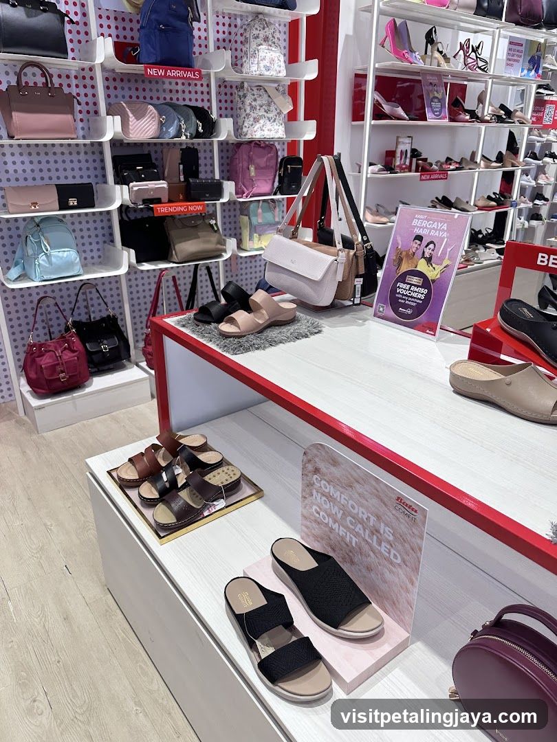 Shoe and Bag Store Display