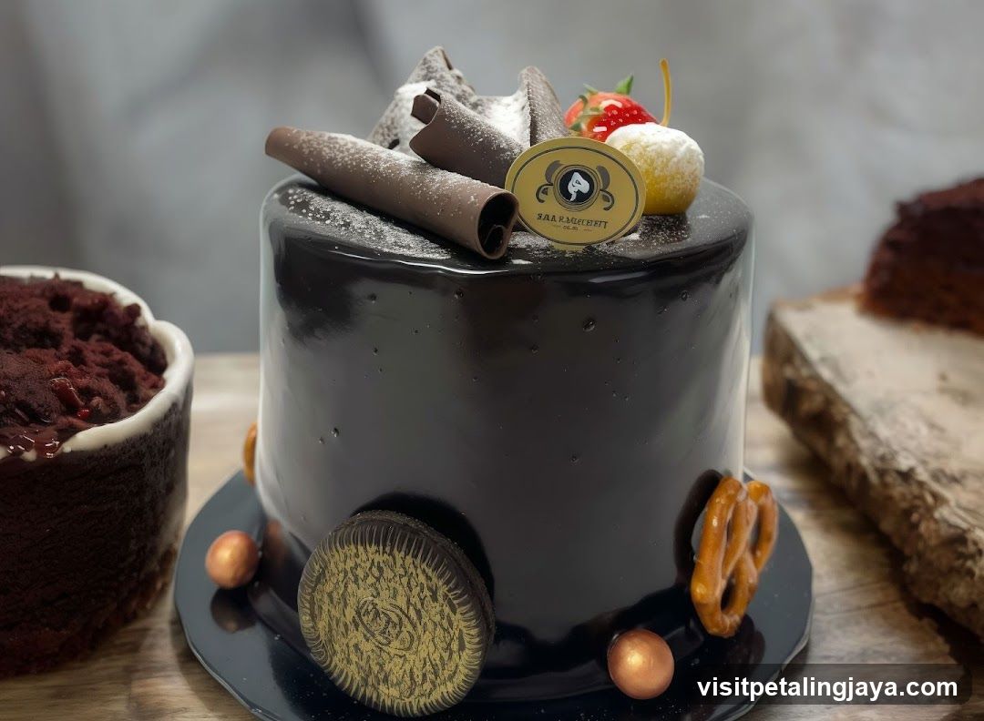 Chocolate Cake with Decorations