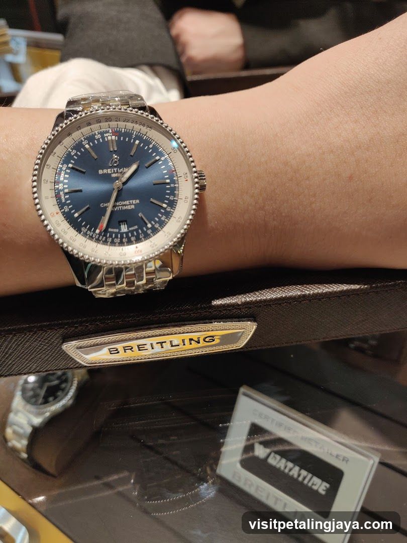 Breitling Watch on Wrist