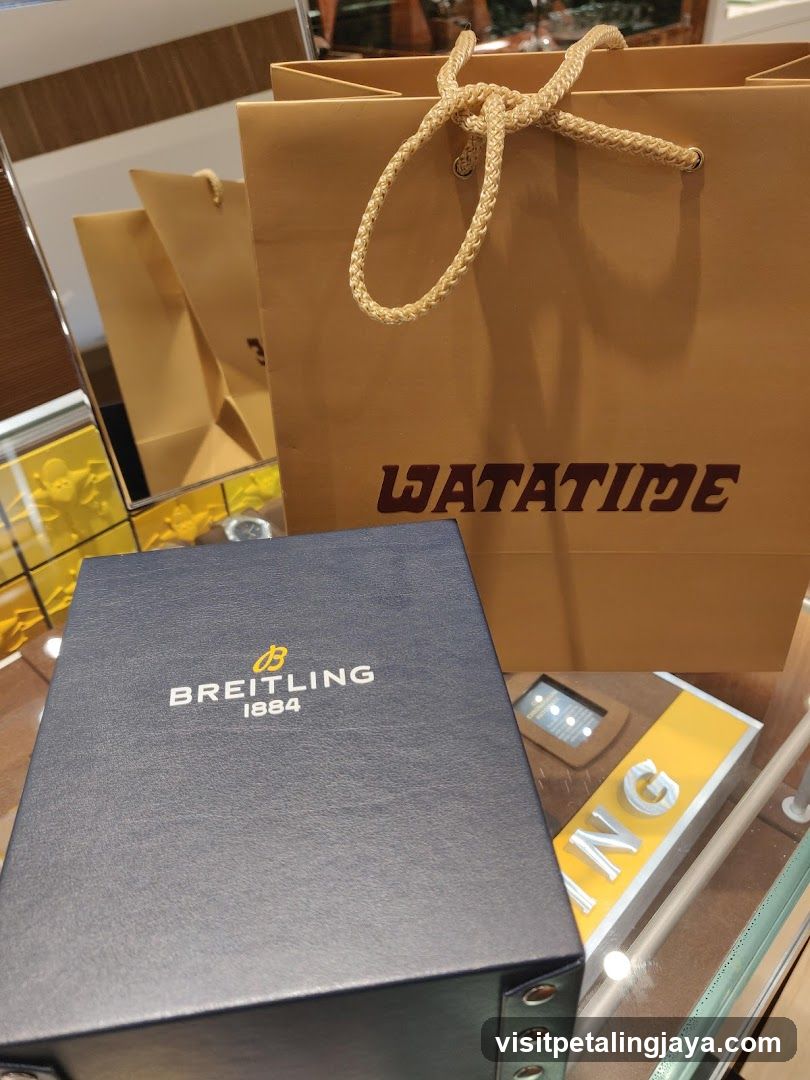 Breitling Watch Box and Shopping Bag