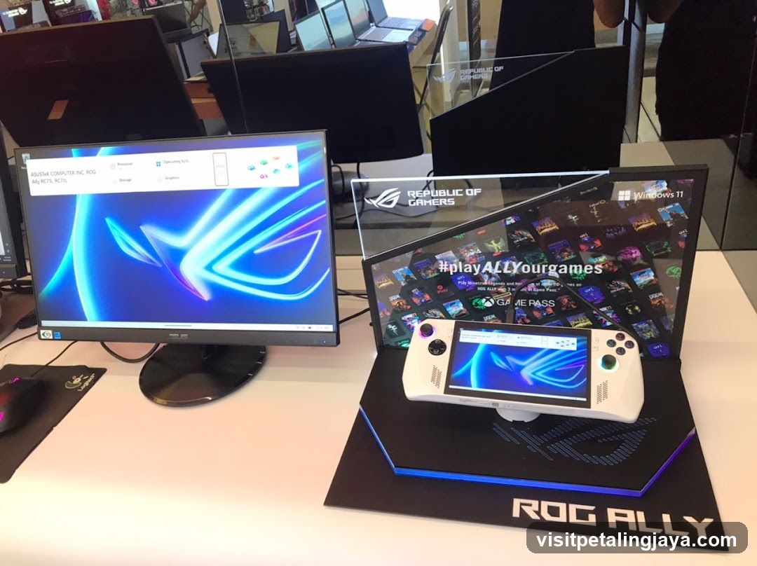 ROG Ally Gaming Device Display