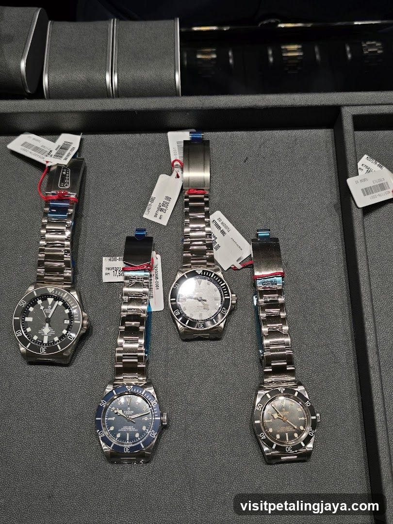 Watches on Display