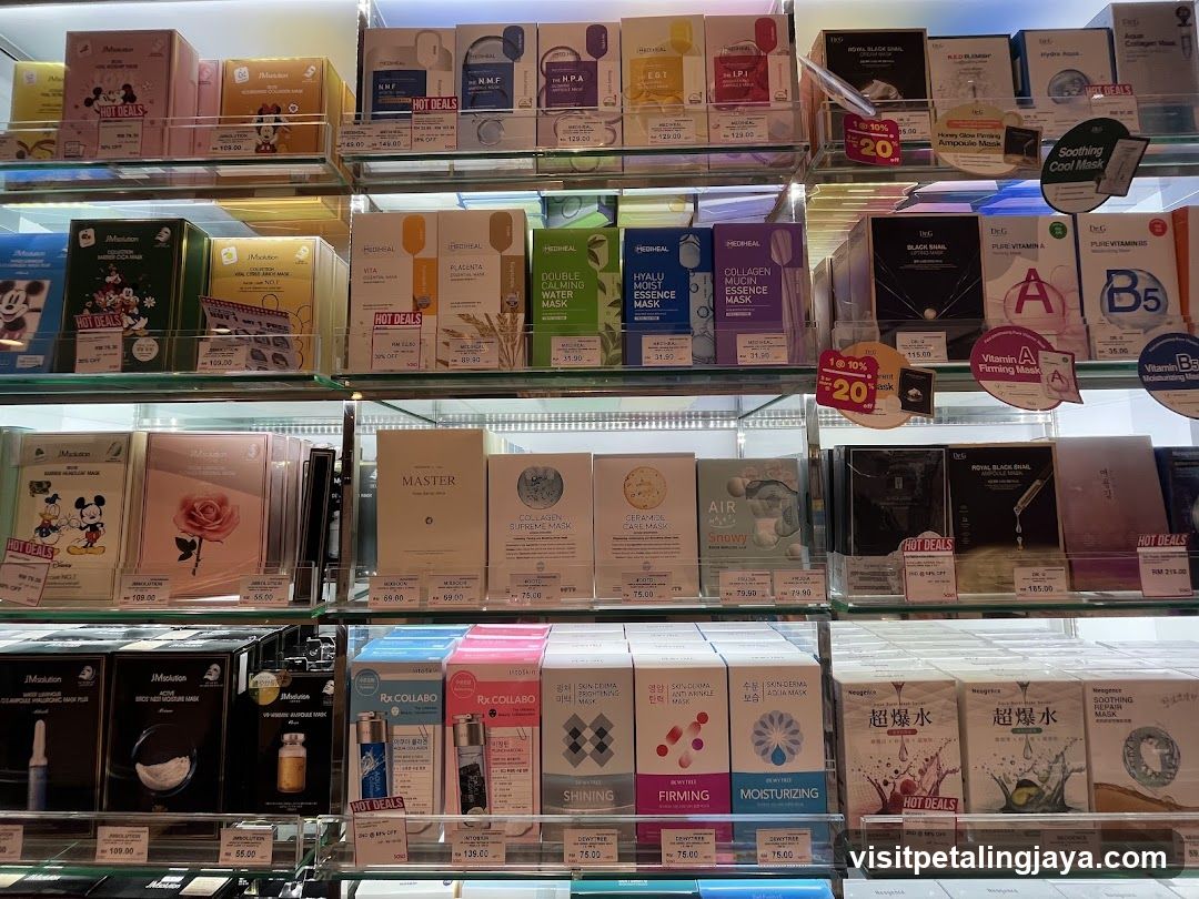 Skincare Products Display