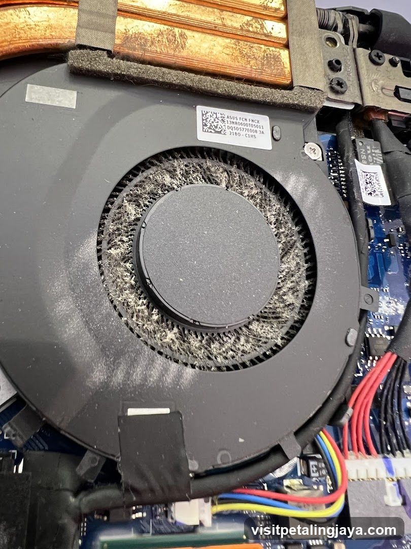 Dusty Laptop Fan