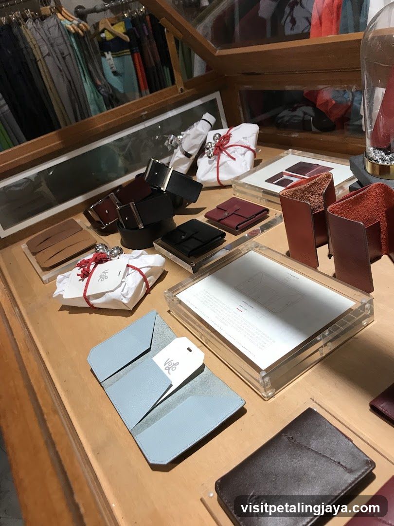 Leather Goods Display