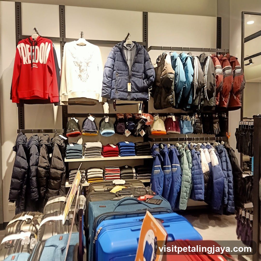 Clothing and Luggage Store Display