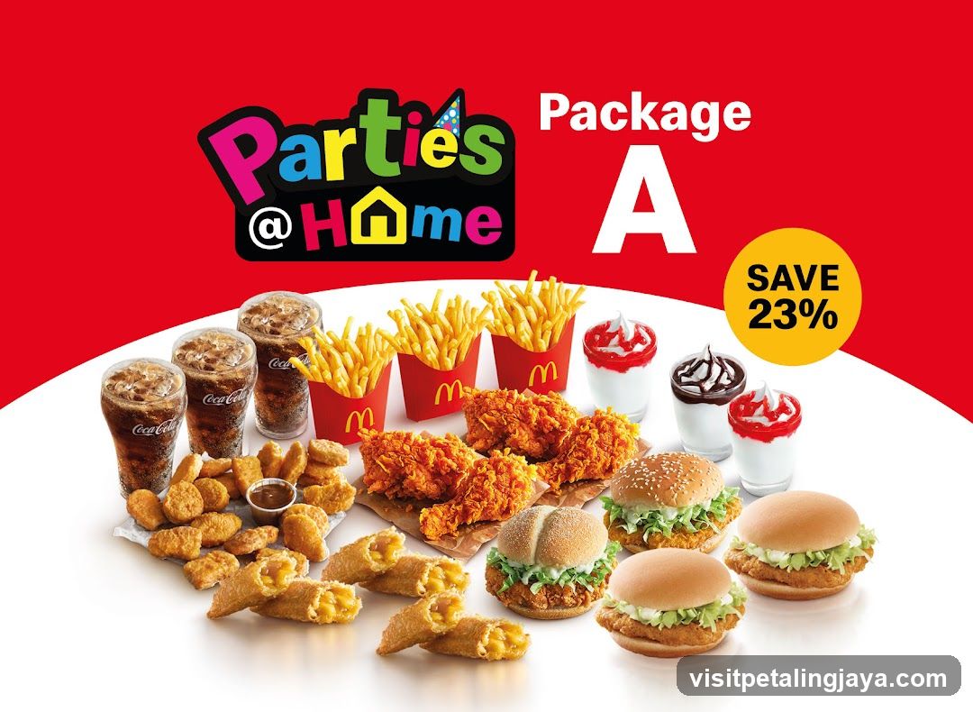 McDonald's Parties @ Home Package A