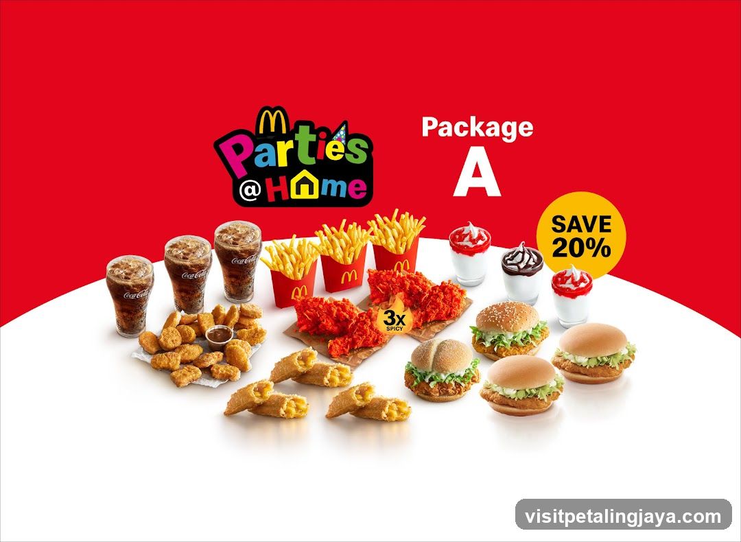 McDonald's Parties @ Home Package A