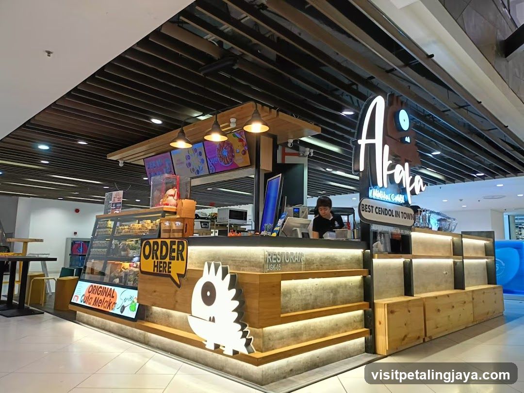 Akaka Cendol Johor, Cendol Durian Johor Bahru, JB, Cendol Paradigm Mall