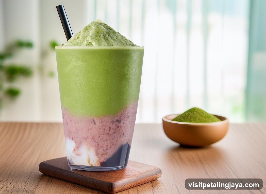Matcha Layered Drink