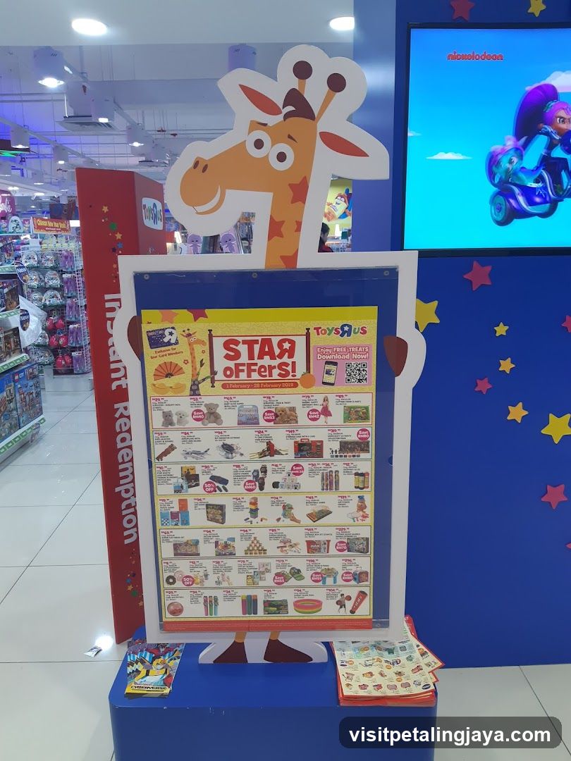 Toys R Us Star Offers Display