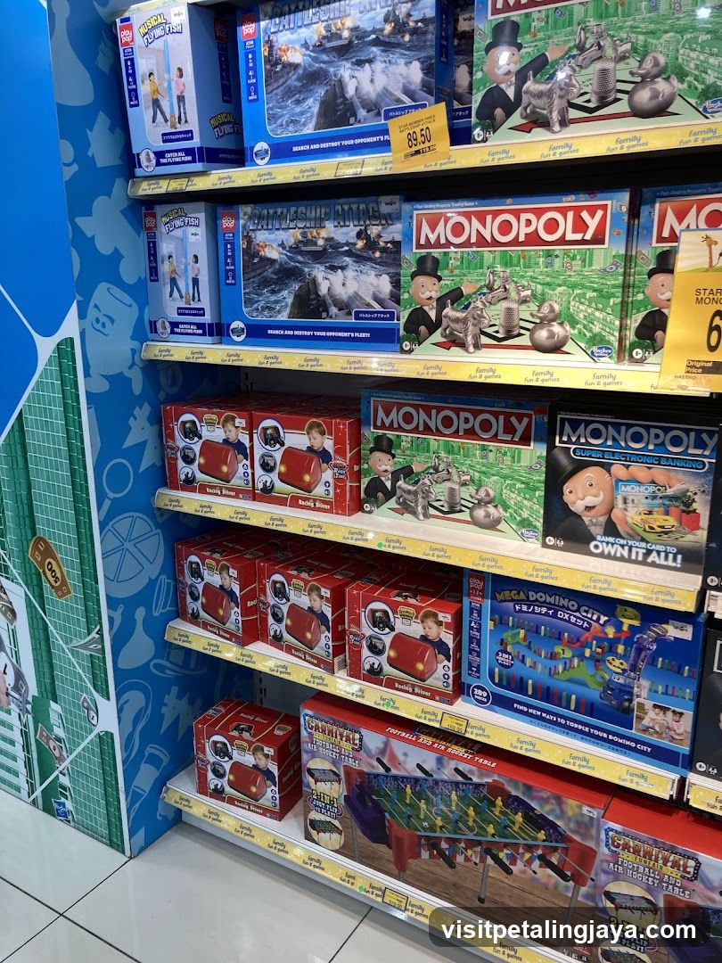 Board Games and Toys Display