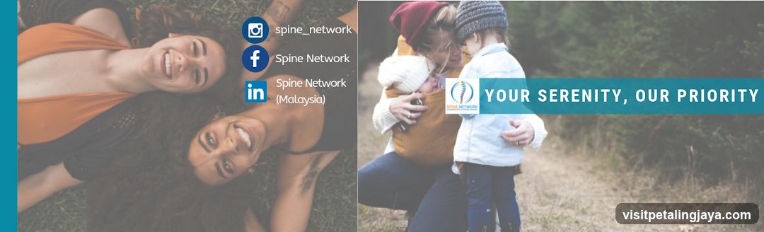 Spine Network Social Media and Slogan