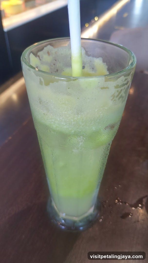 Green Drink with Straw