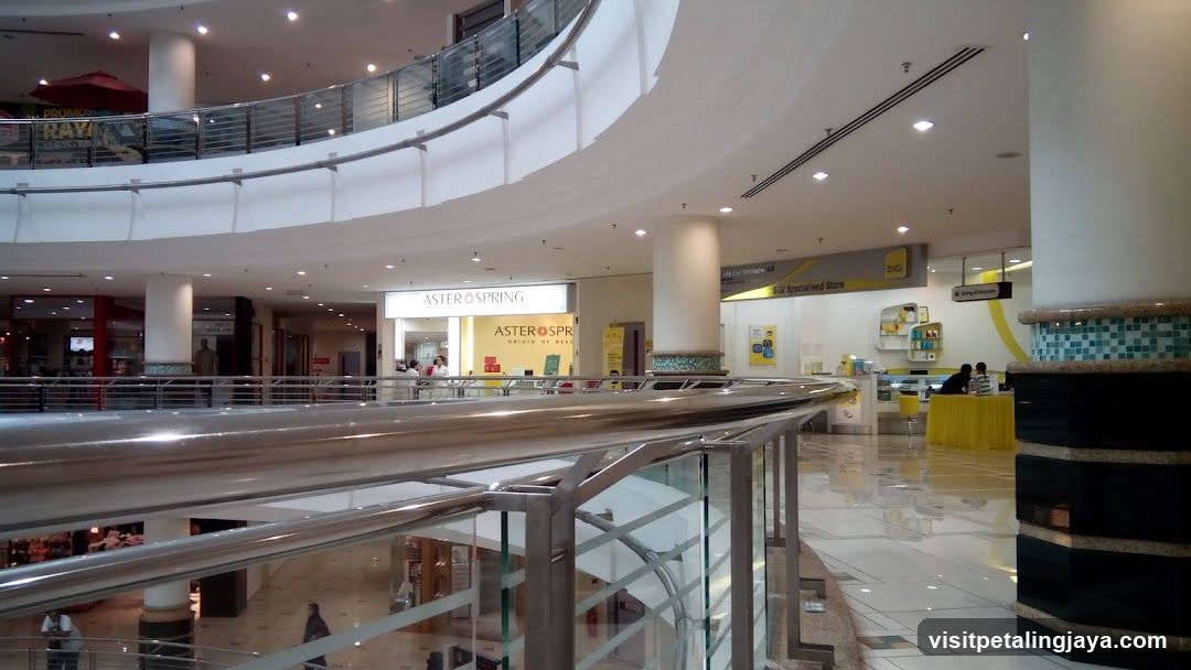 Interior of a shopping mall