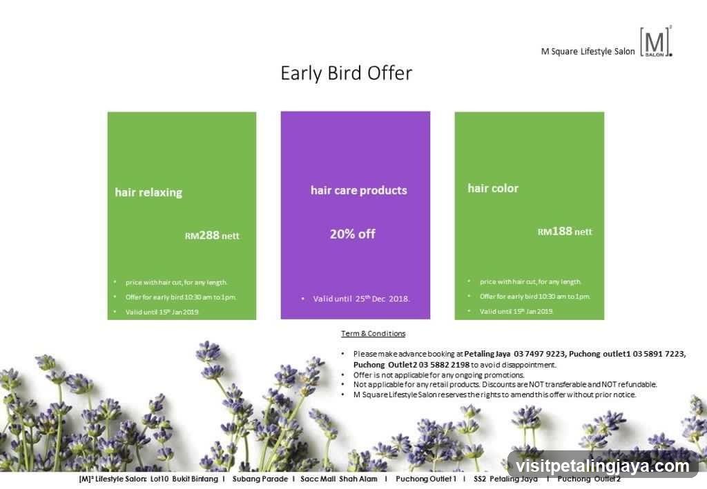 Early Bird Offer