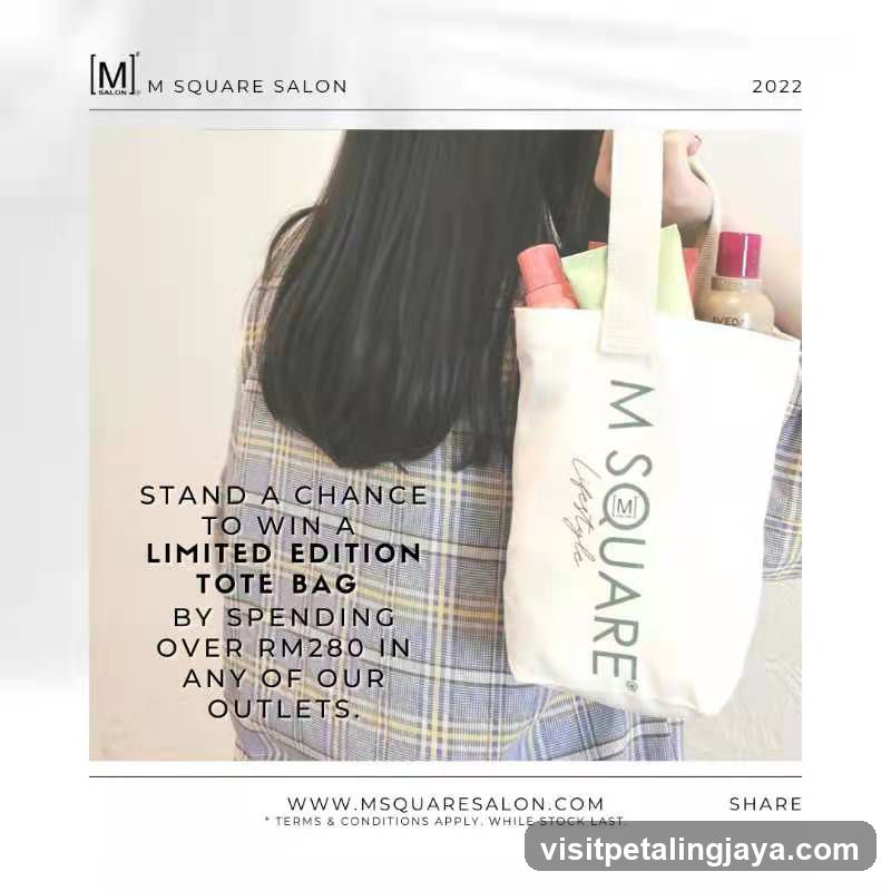 M Square Salon Promotion