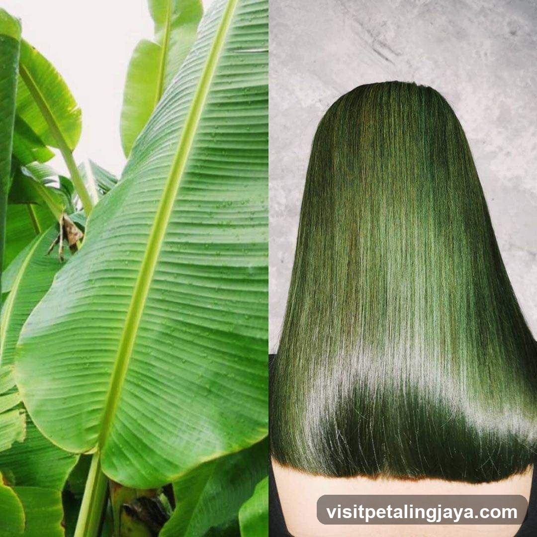 Banana Leaf Hair Dye