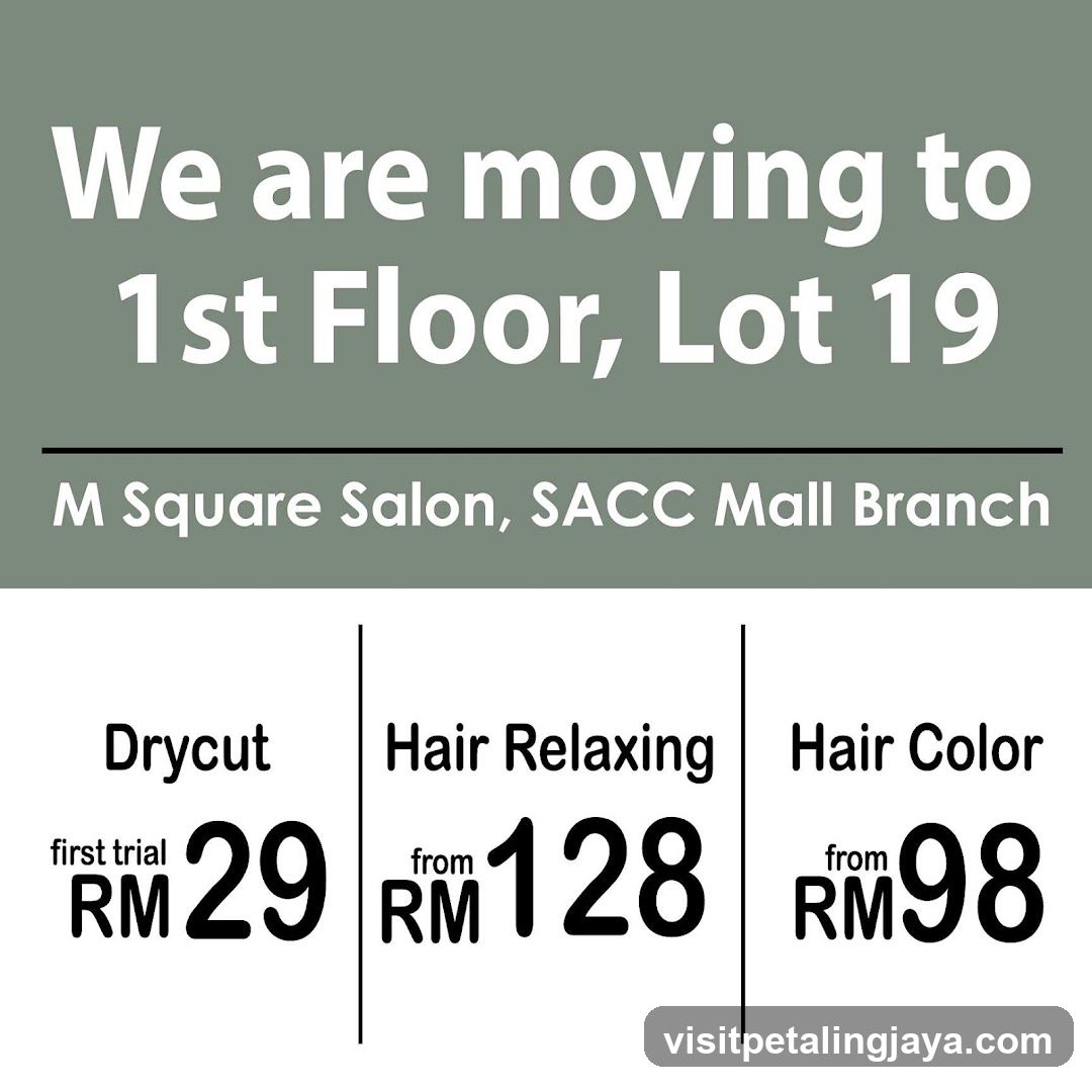 M Square Salon Moving Announcement