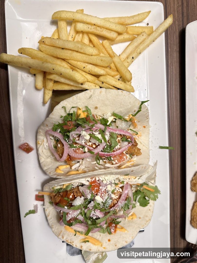 Fish Tacos and Fries