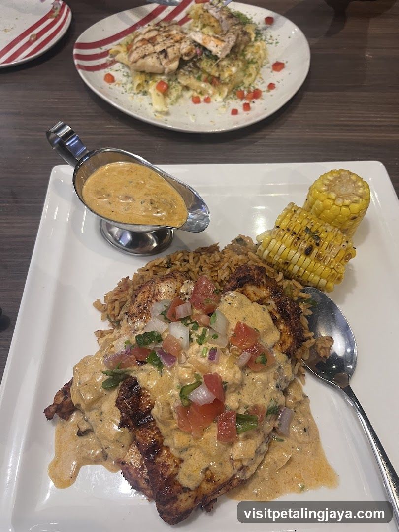 Creamy Chicken Dish with Sides