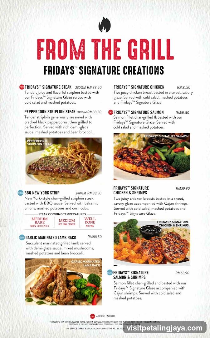 FRIDAYS™ SIGNATURE CREATIONS
