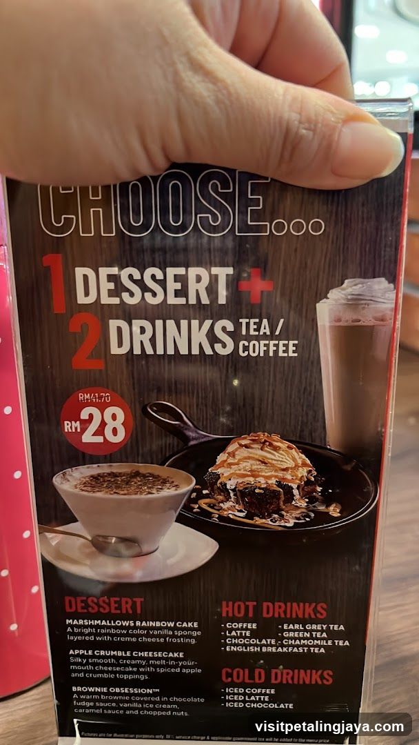 Dessert & Drinks Combo