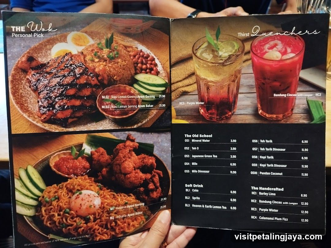 The Wok Menu