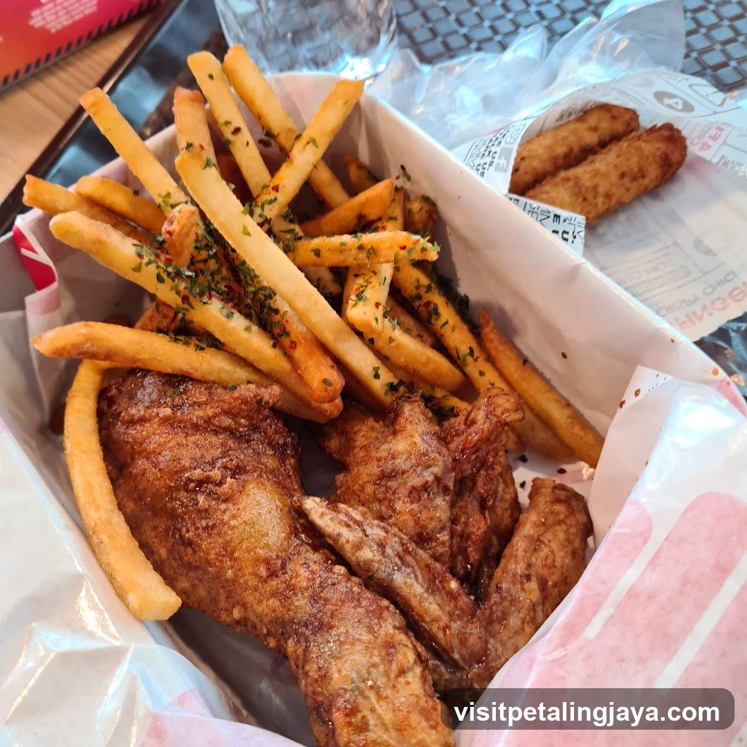 Fried Chicken and Fries