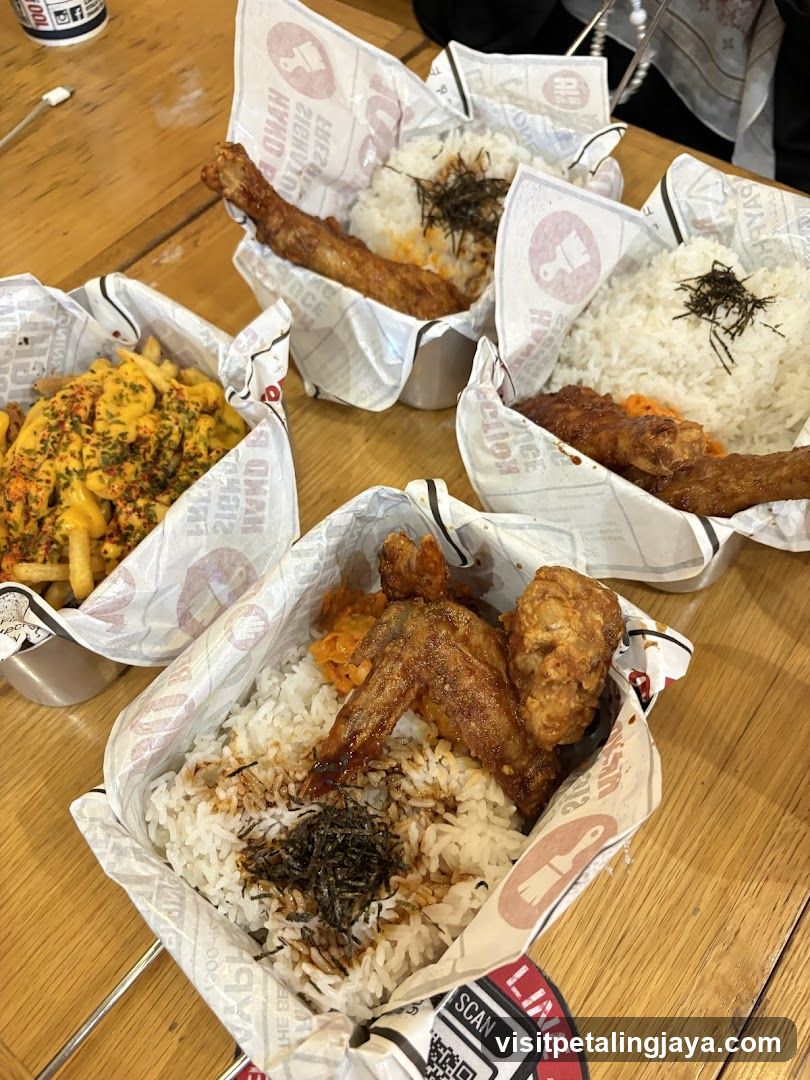 Fried Chicken and Rice Meals