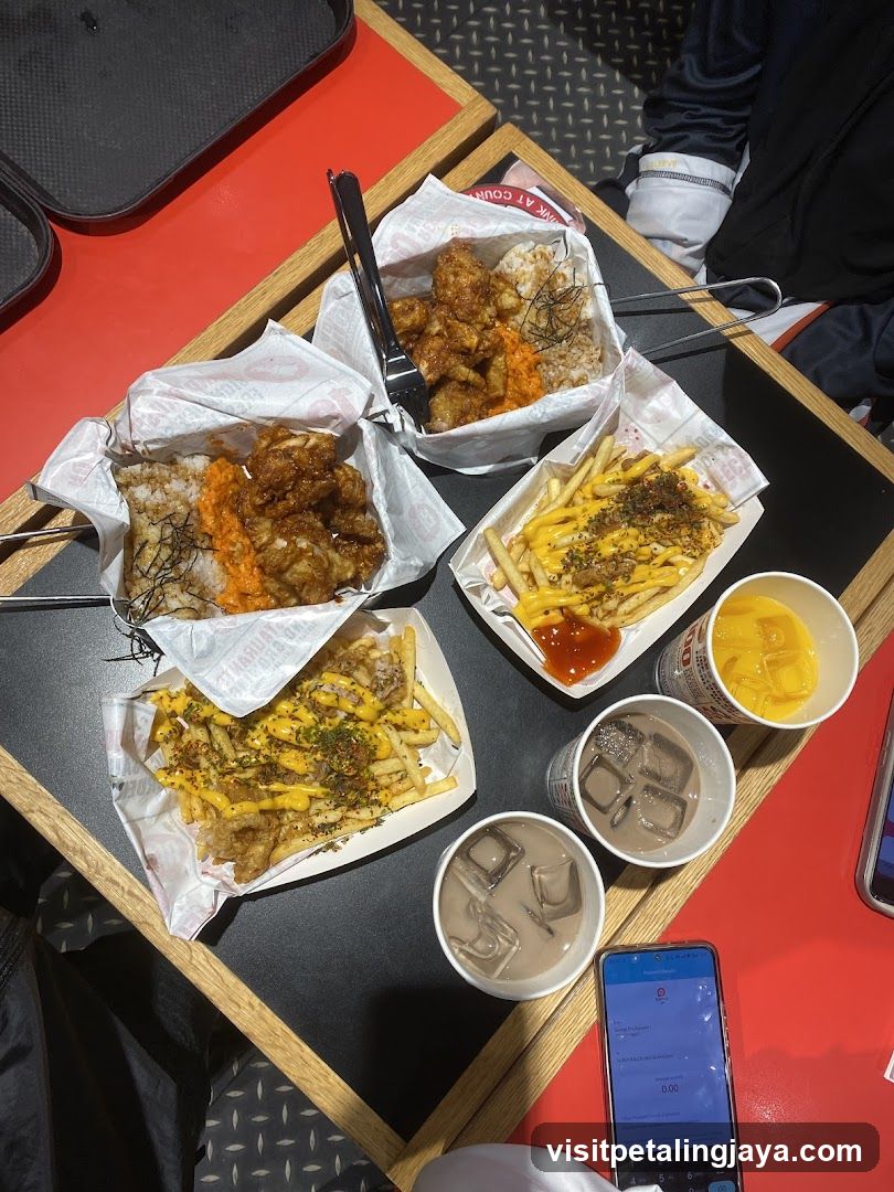 Fried Chicken and Fries