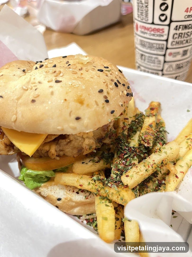 Burger and Fries