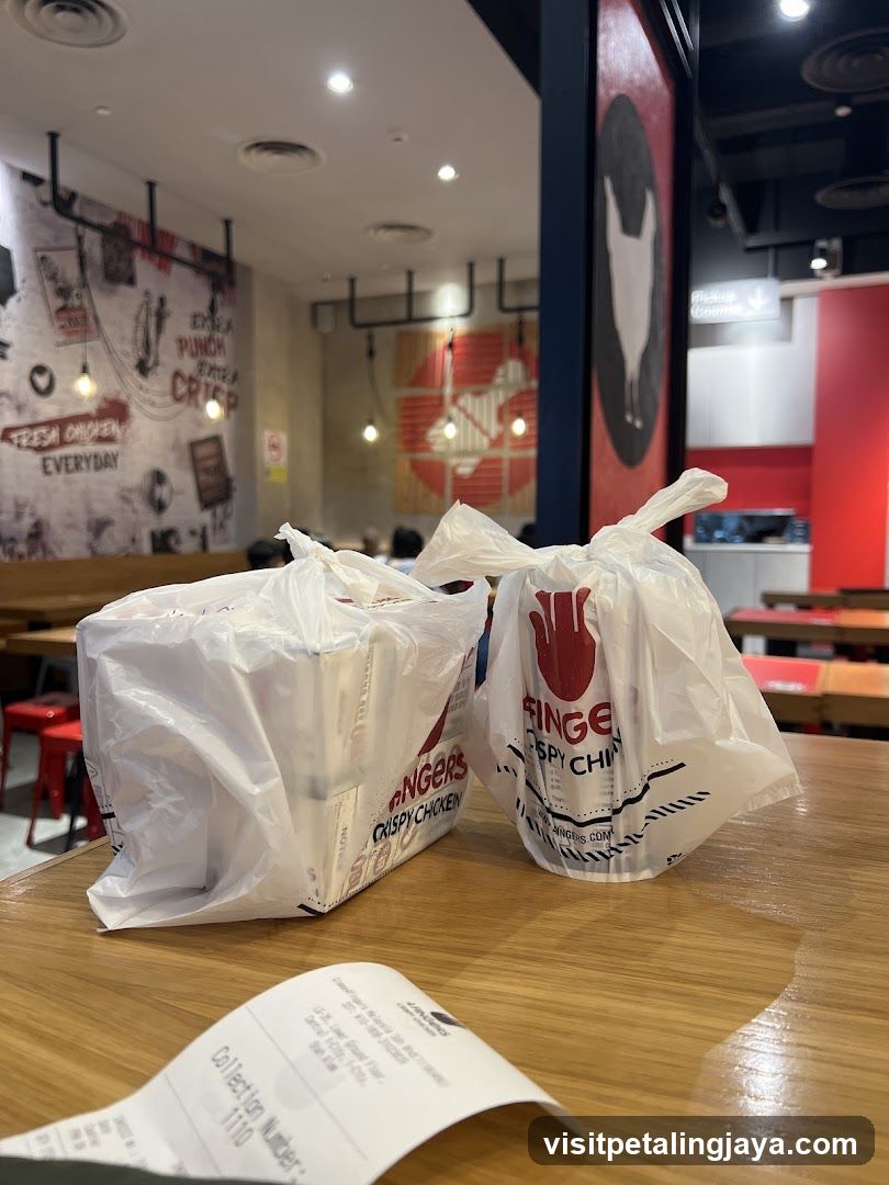 Takeaway Bags and Receipt