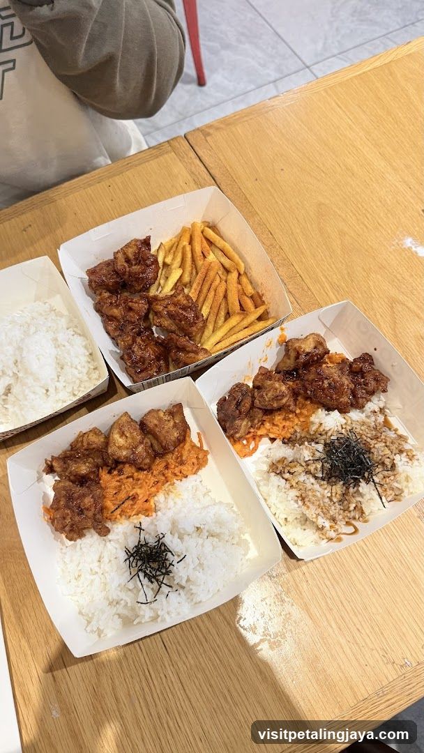 Fried Chicken and Rice Meals