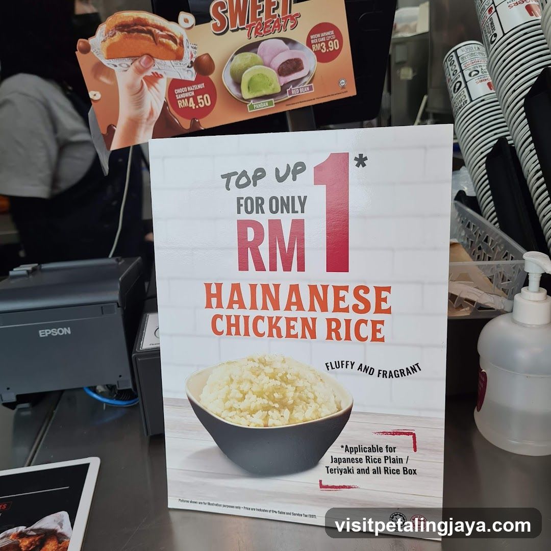 Hainanese Chicken Rice Promotion