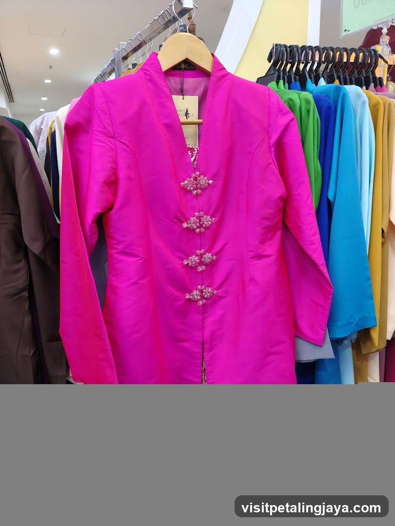 Bright Pink Blouse with Embellishments