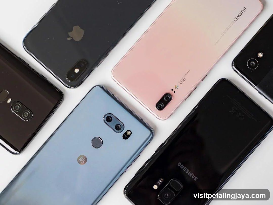 Assortment of Smartphones