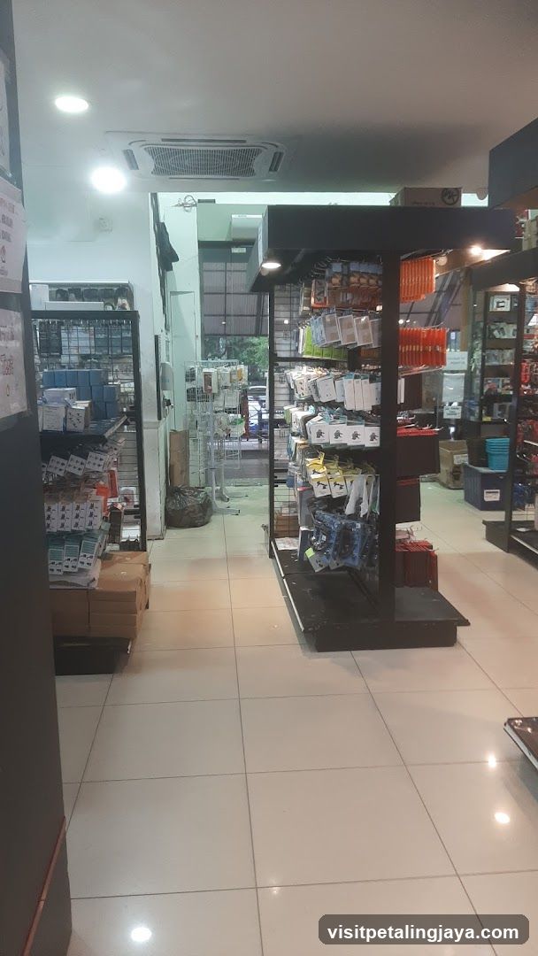 Store Interior with Shelving