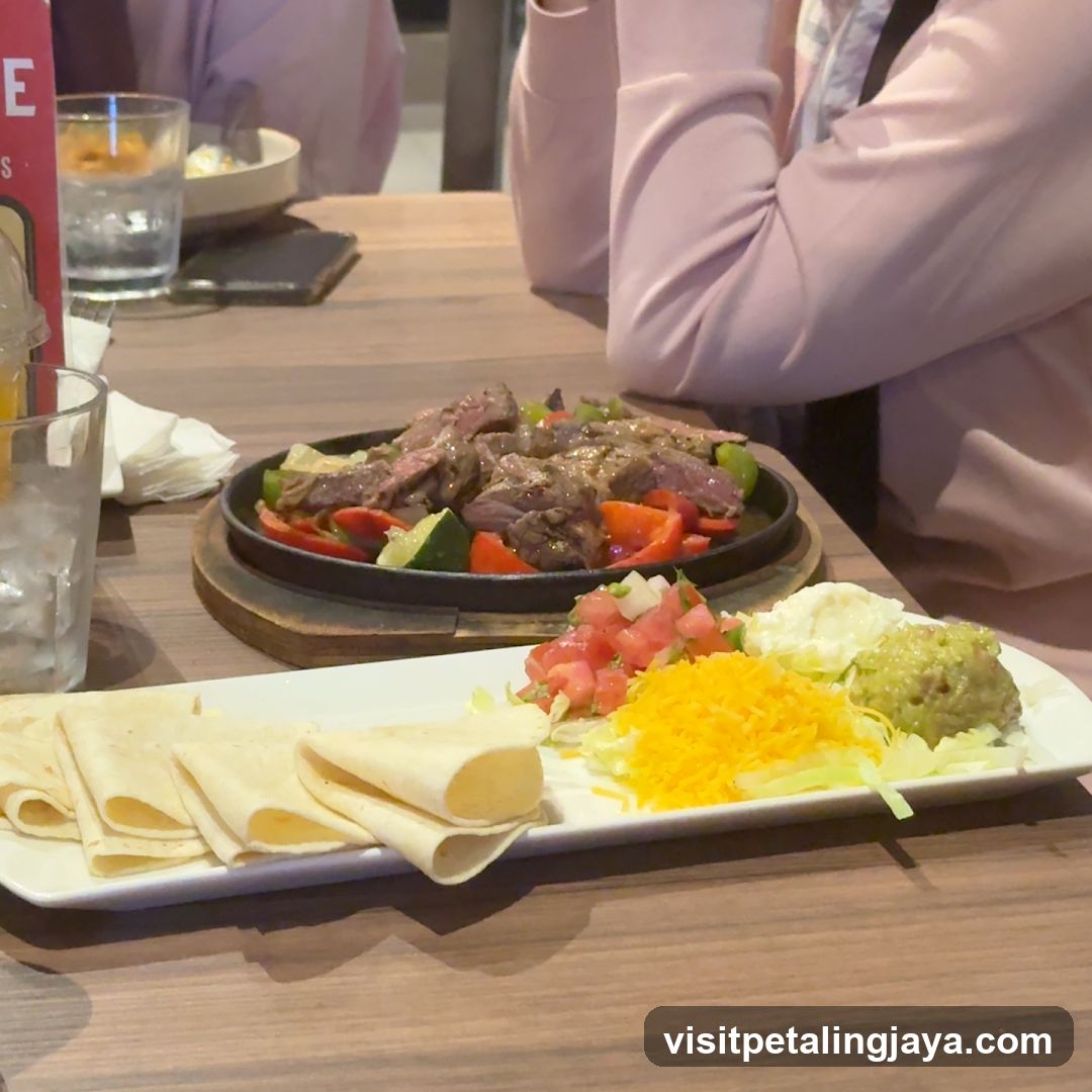 Steak Fajitas Platter